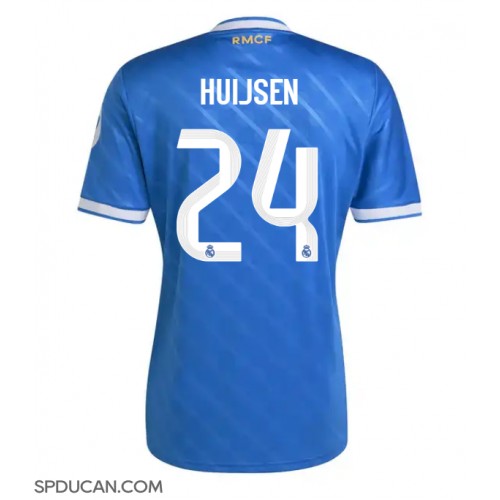 Muški Nogometni Dres Real Madrid Dean Huijsen #24 Rezervni 2025-26 Kratak Rukav